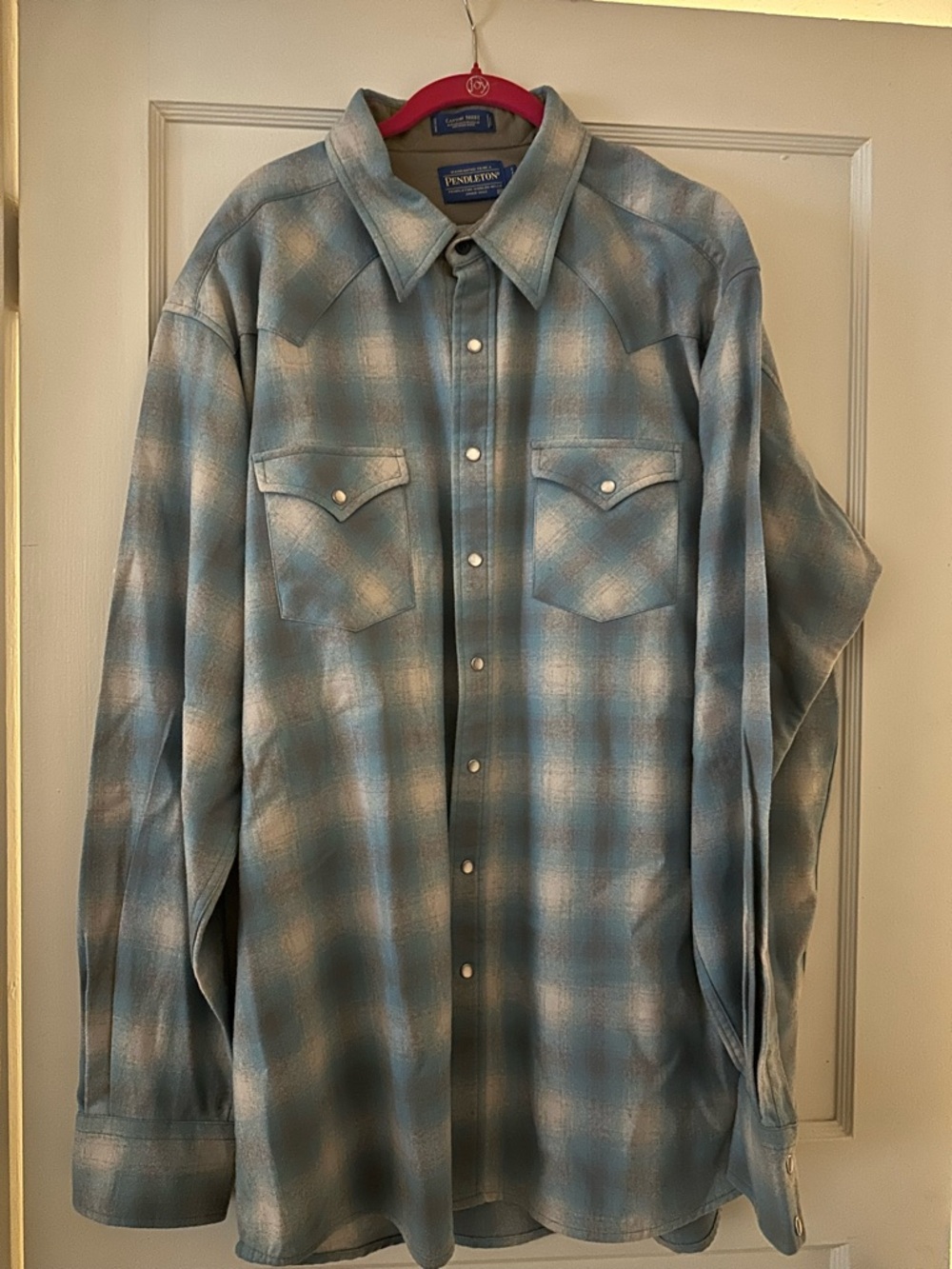 Pendleton Men’s Canyon Blue Plaid Wool Shirt
